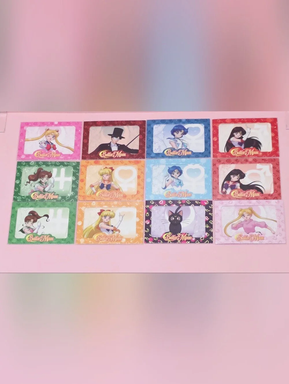 Sailor Moon Cybercel Series 1, Edition 1, Cards 1-12 Unscanned